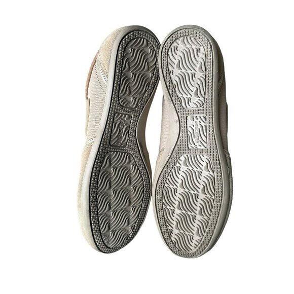 Skechers Bella Campana Fashion Sneakers Gold Leather Textile Lace-Up Size 10 - Picture 9 of 10